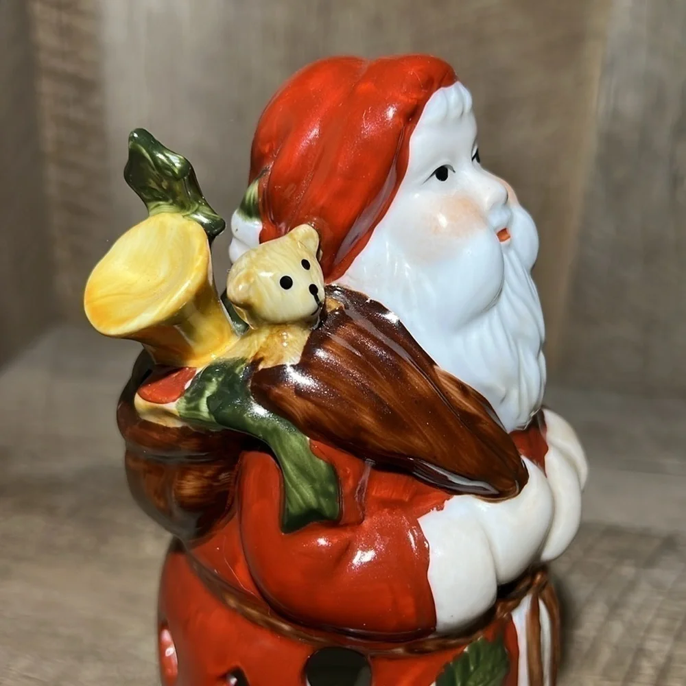 Villeroy Boch 1748 Christmas Ornament Santa Candle Tea Light St Nicholas